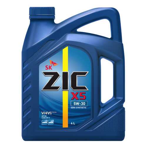 Моторное масло Zic X5 5W-30 4л в Татнефть