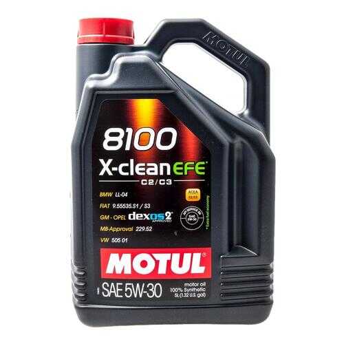 MOTUL Масло Моторное 8100 X-Clean Efe 5w30 5л в Татнефть