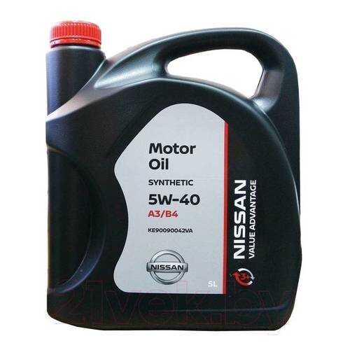NISSAN KE90090042VA Масло моторное NISSAN VA Motor Oil 5W40 синтетическое 5 л KE900-90042V в Татнефть