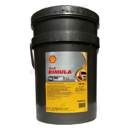 Shell Масло Моторное Shell Rimula R6 Me 5w30 Синтетическое 20 Л 550052172 в Татнефть