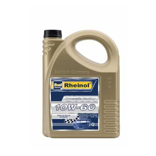 SWD Rheinol Моторное Масло Synergie Racing 10w60 Син. (4л) в Татнефть