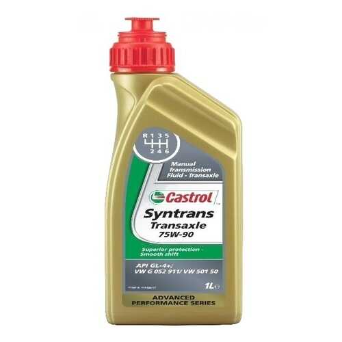 Масло трансмиссионное Castrol syntrans transaxle 75w-90 gl-4+ синт. 1л 4008177071737 в Татнефть