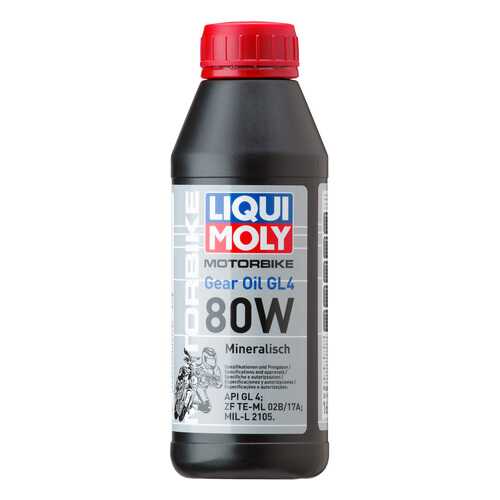Трансмиссионное масло LIQUI MOLY Motorbike Gear Oil 80W 0.5л 7587 в Татнефть