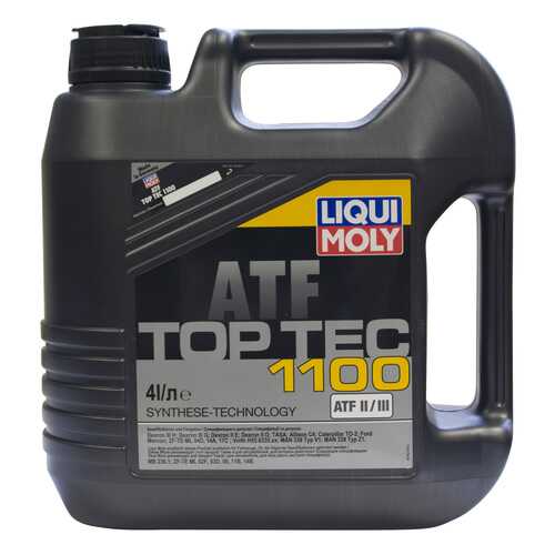 Трансмиссионное масло LIQUI MOLY Top Tec ATF 4л 7627 в Татнефть