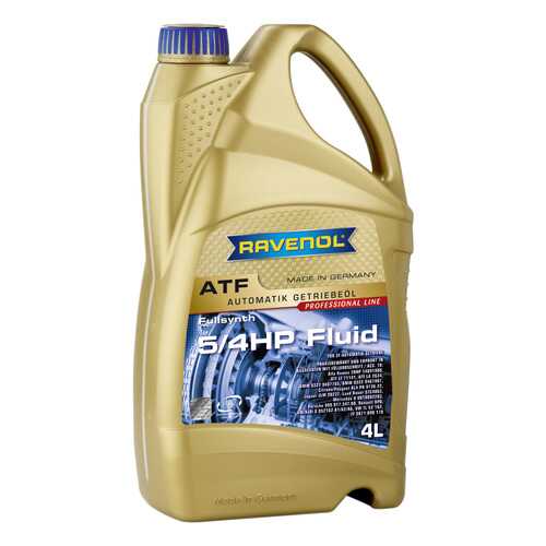 Трансмиссионное масло RAVENOL ATF 5/4 HP 4л 1212104-004-01-999 в Татнефть