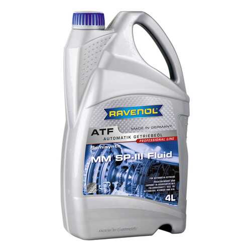 Трансмиссионное масло RAVENOL ATF MM SP-III Fluid 4л 1212103-004-01-999 в Татнефть