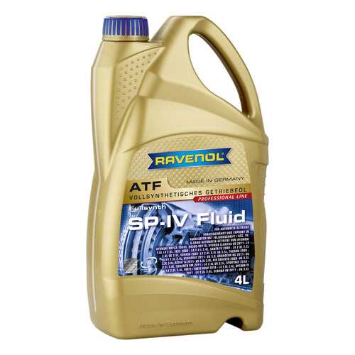 Трансмиссионное масло RAVENOL ATF SP-IV Fluid 4л 1211107-004-01-999 в Татнефть