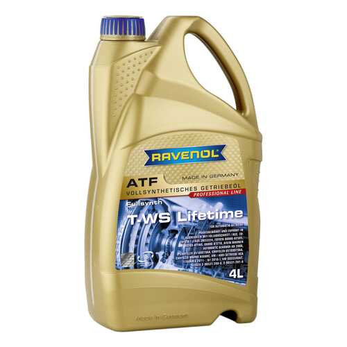 Трансмиссионное масло RAVENOL ATF T-WS Lifetime 4л 1211106-004-01-999 в Татнефть