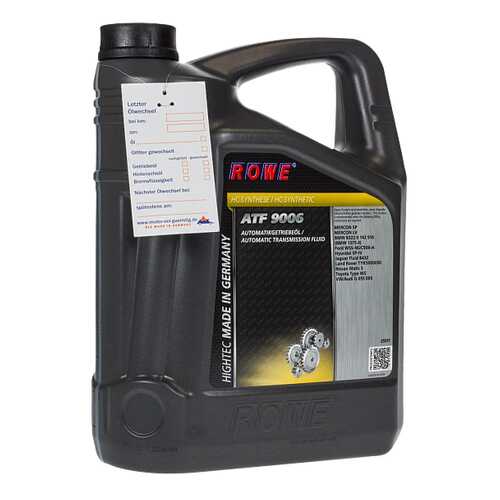 Трансмиссионное масло Rowe HIGHTEC ATF 5л 25051-0050-03 в Татнефть