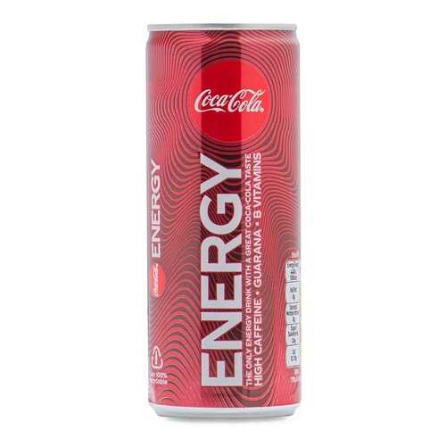 Напиток безалкогольный газированный Coca-Cola Energy 0.25л банка Великобритания в Татнефть