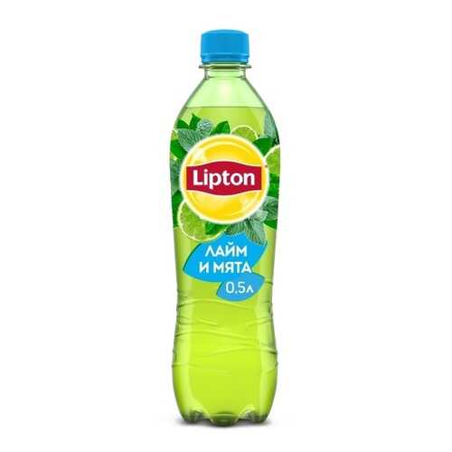 Чай зеленый Lipton лайм и мята 0.5 л в Татнефть