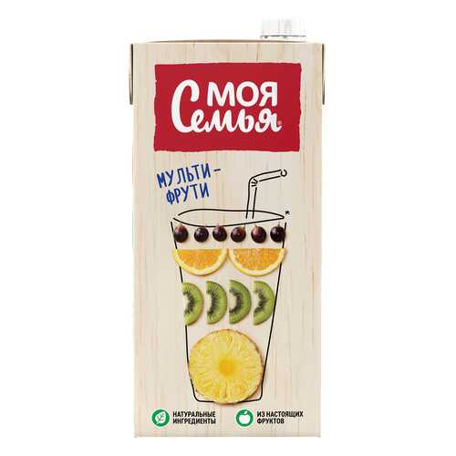 Напиток сокосодержащий Моя Семья мульти-фрути 1.93 л в Татнефть