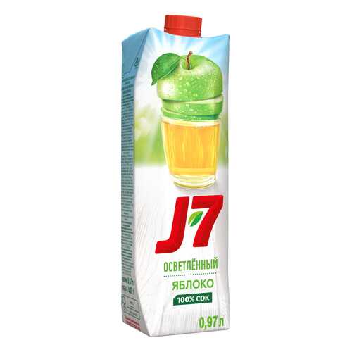 Сок яблоко J7 осветленный 0.97 л в Татнефть